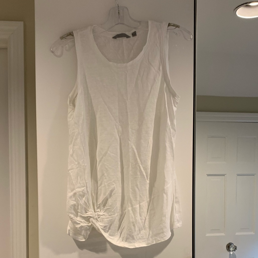 Athleta knot front slub tank